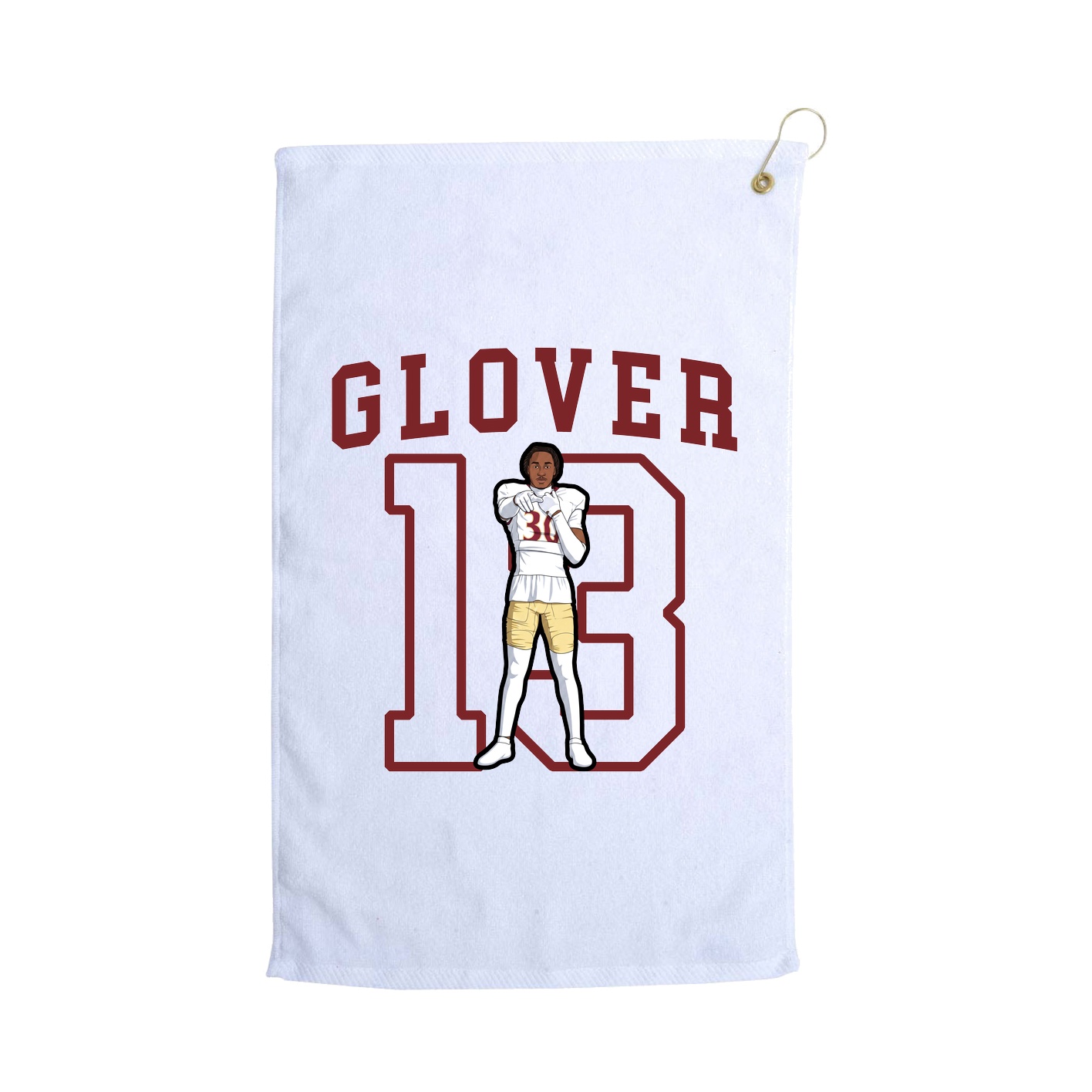 Golf Towel — Shirsey in White