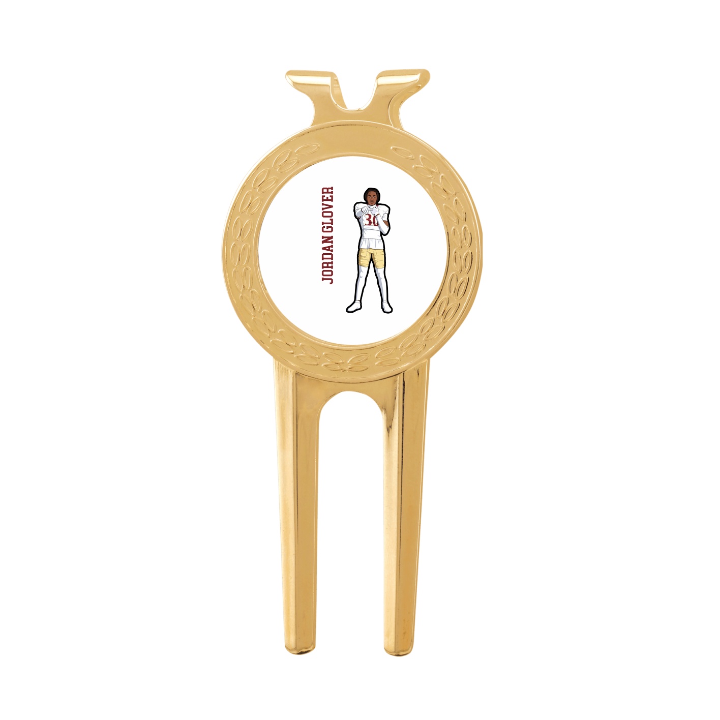 Divot Tool with Ball Marker — Name Vertical in Classic