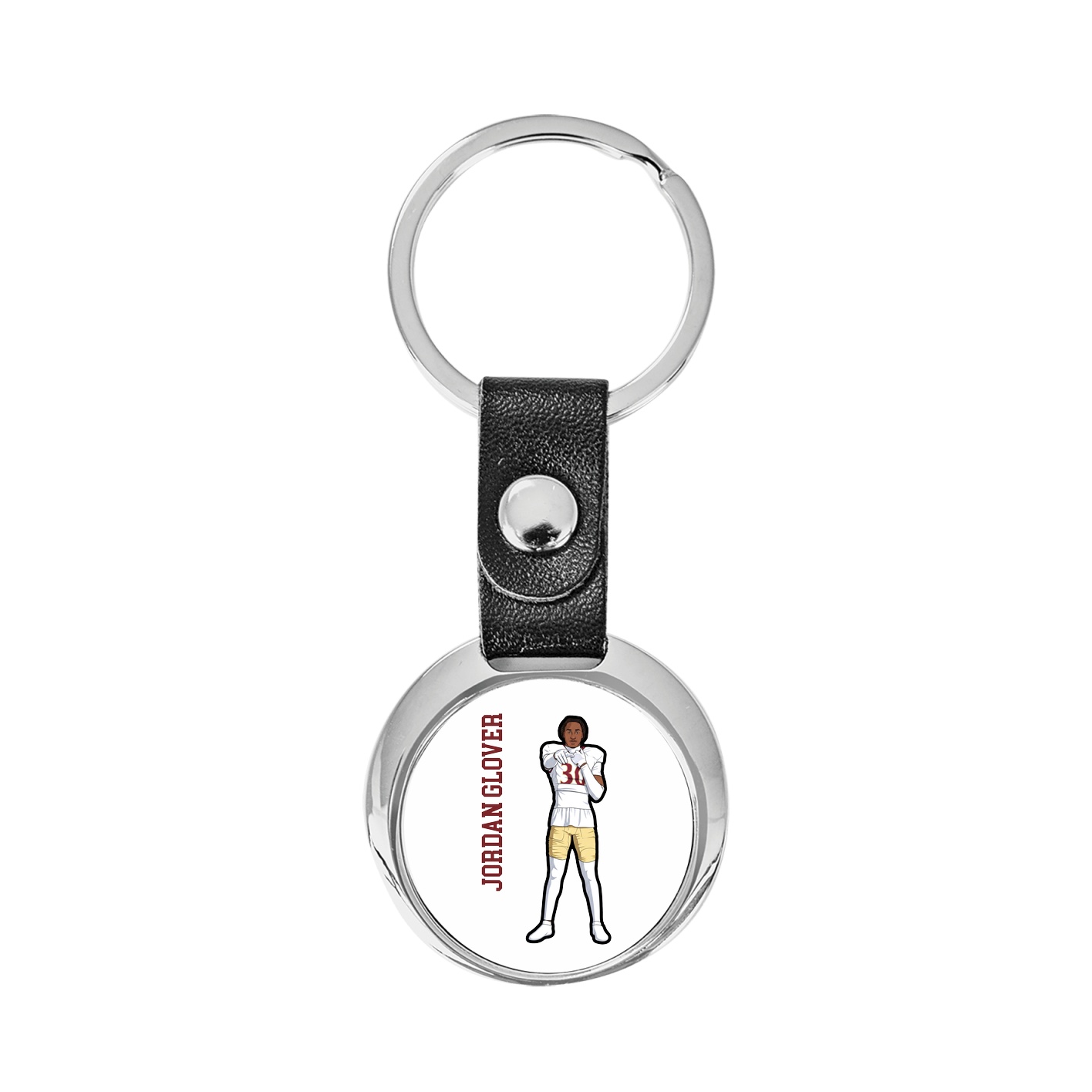 Key Chain — Name Vertical in Classic