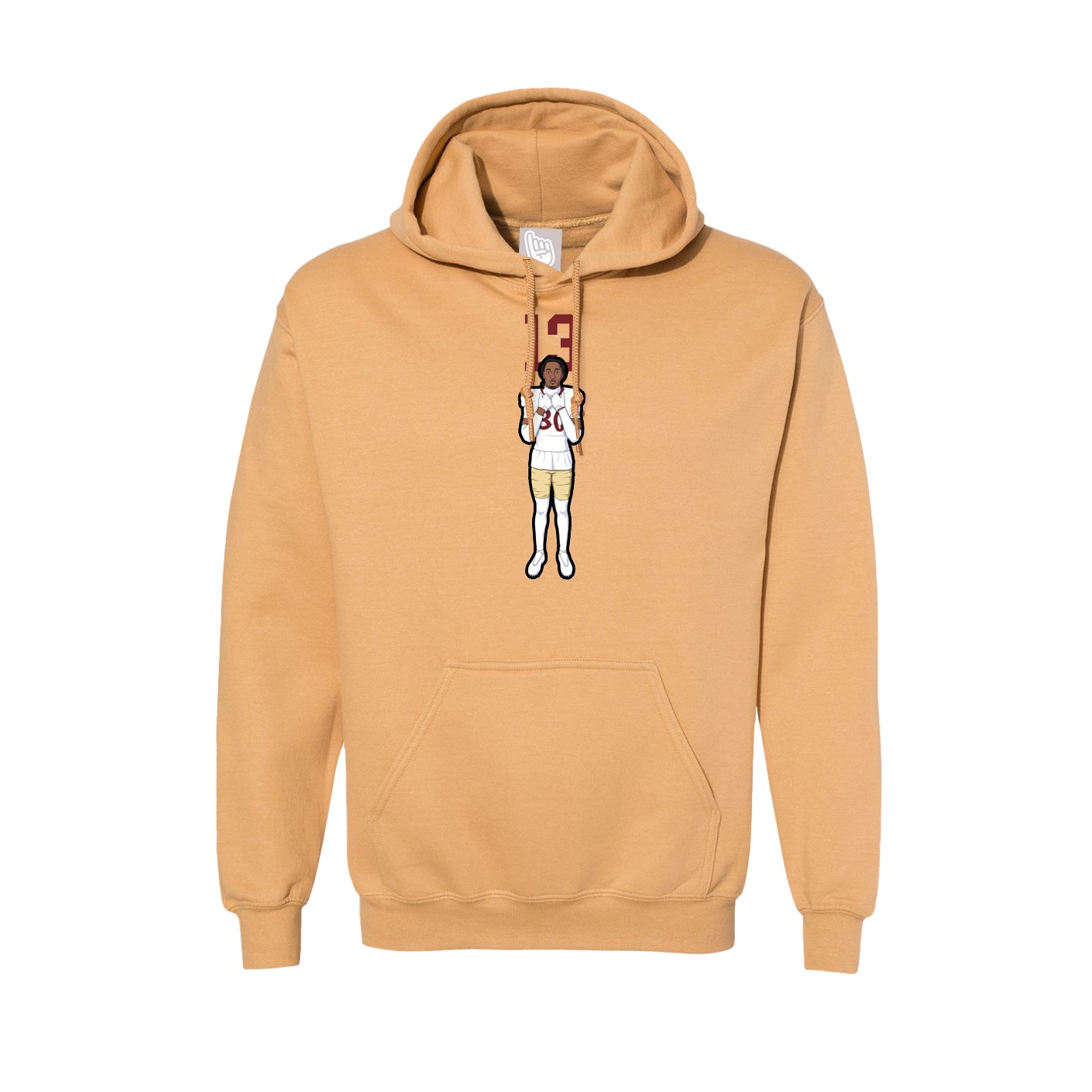 Hoodie — Number Top in Vegas Gold
