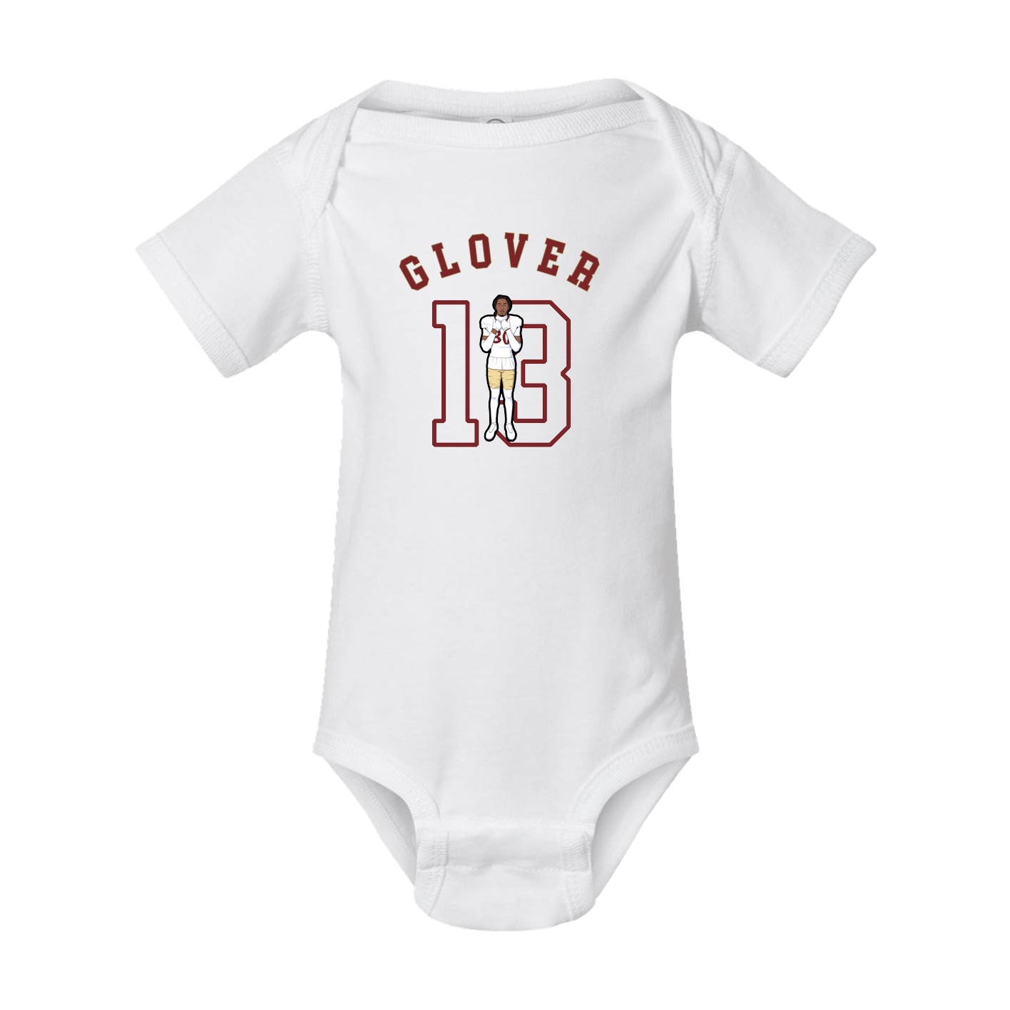 Baby Onesie — Shirsey Arch in White