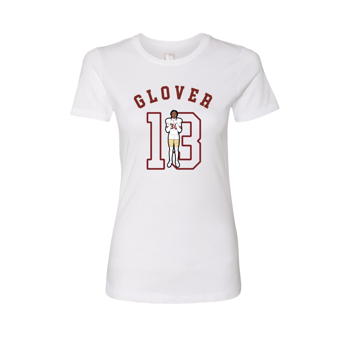 Womens Tee — Shirsey Arch in White