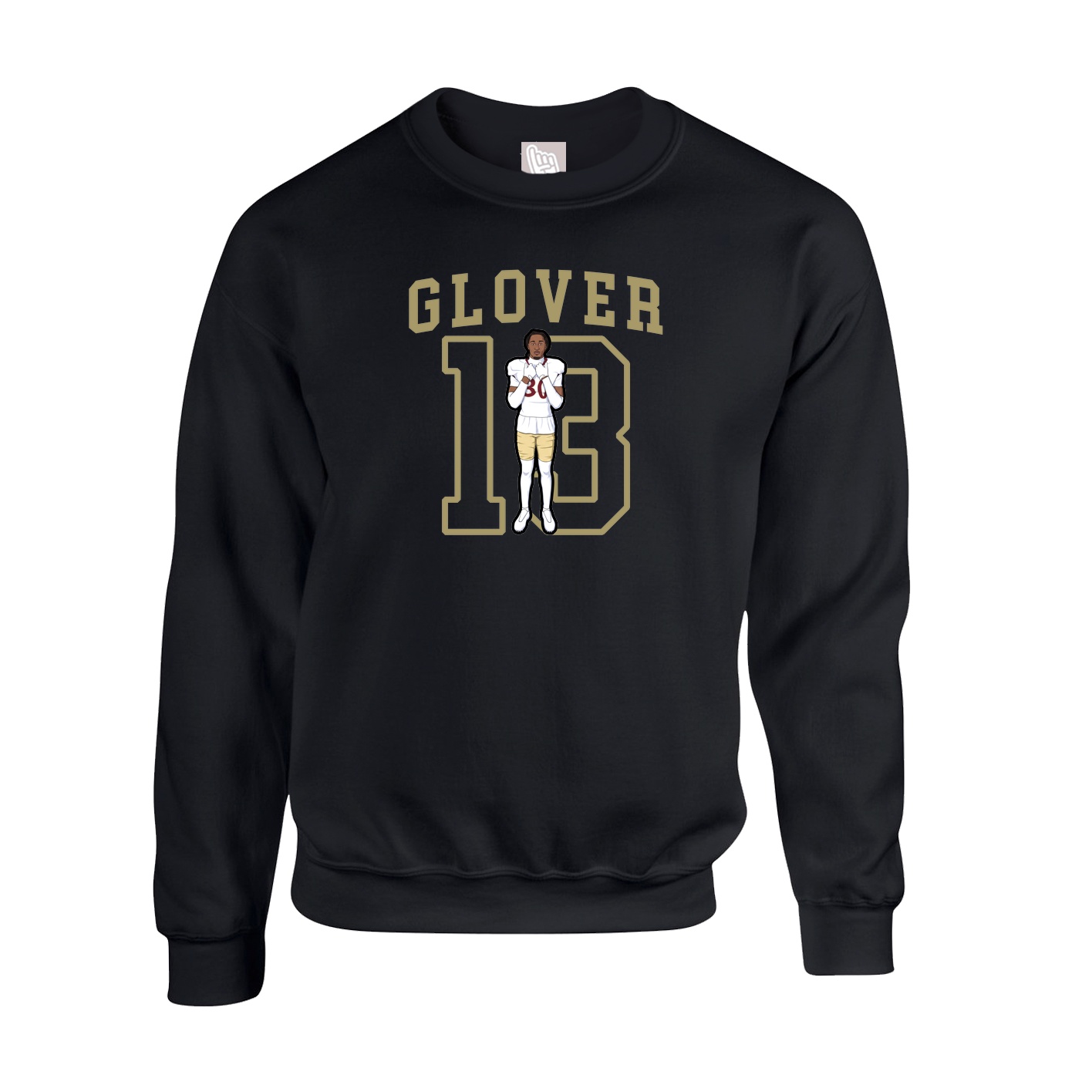 Fleece Crew — Shirsey in Black