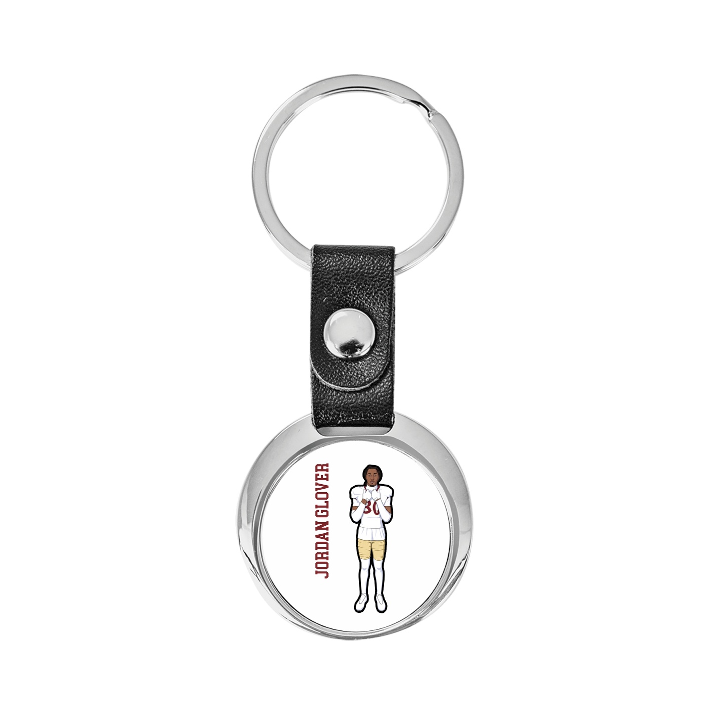 Key Chain — Name Vertical in Classic