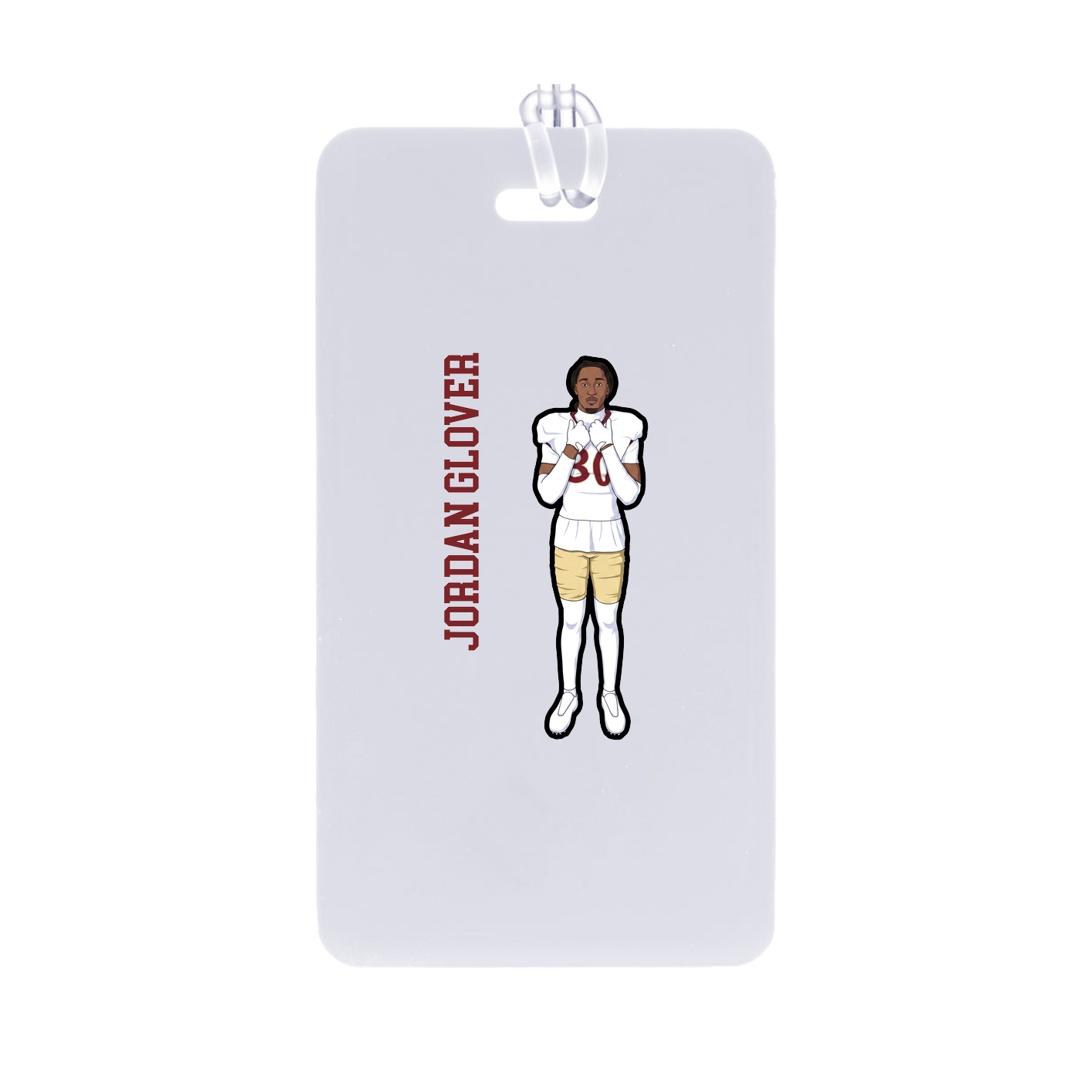 Bag Tag — Name Vertical in Classic