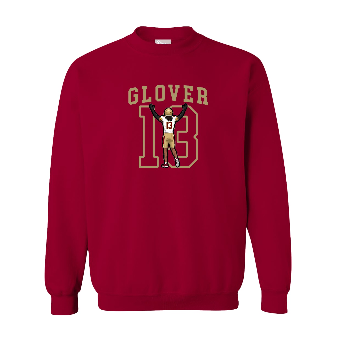 Fleece Crew — Shirsey in Cardinal