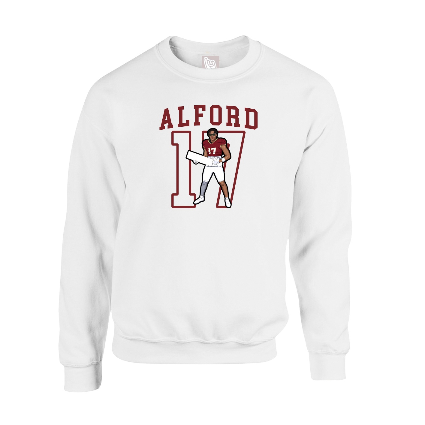 Fleece Crew — Shirsey in White