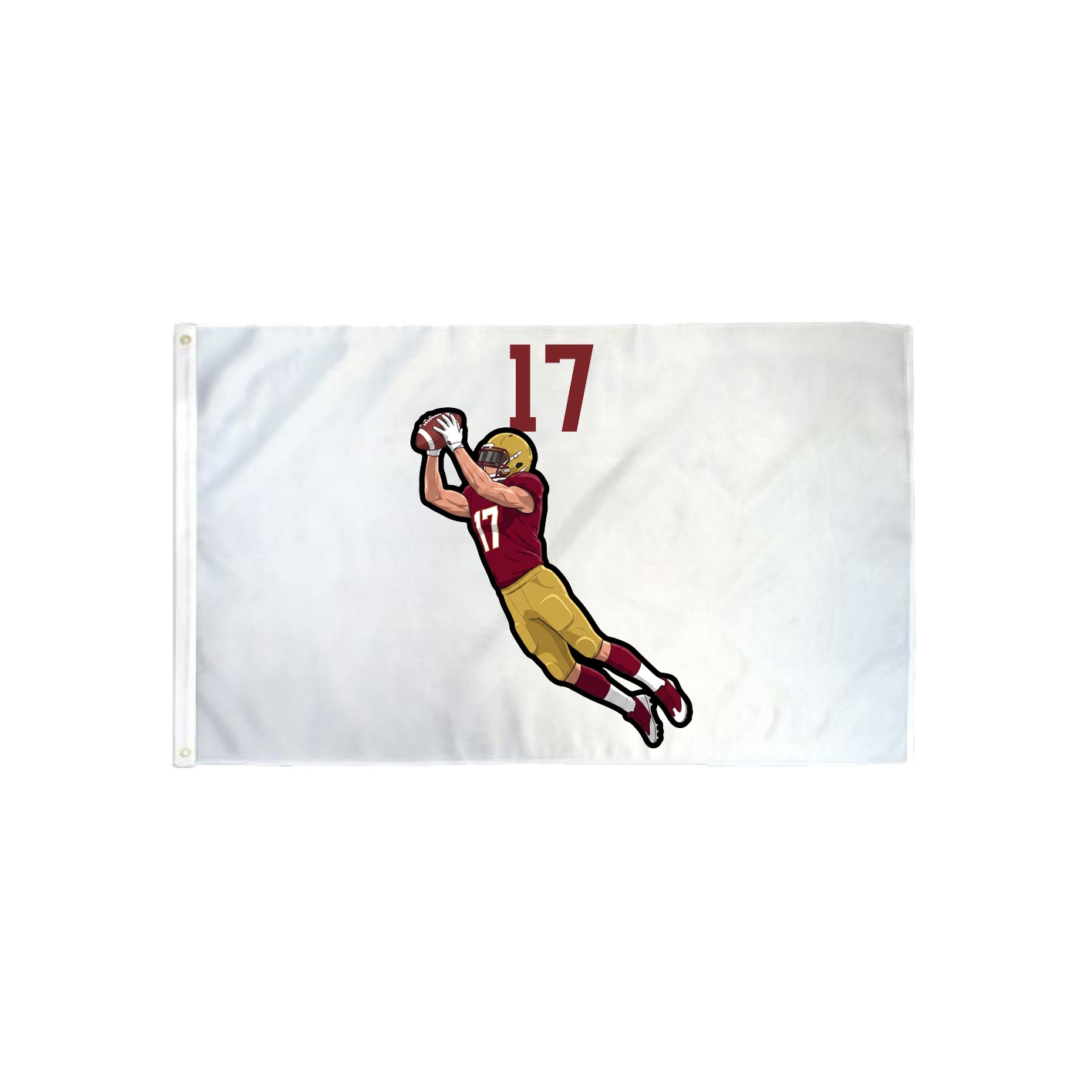 3x5 Flag — Number Top in Classic