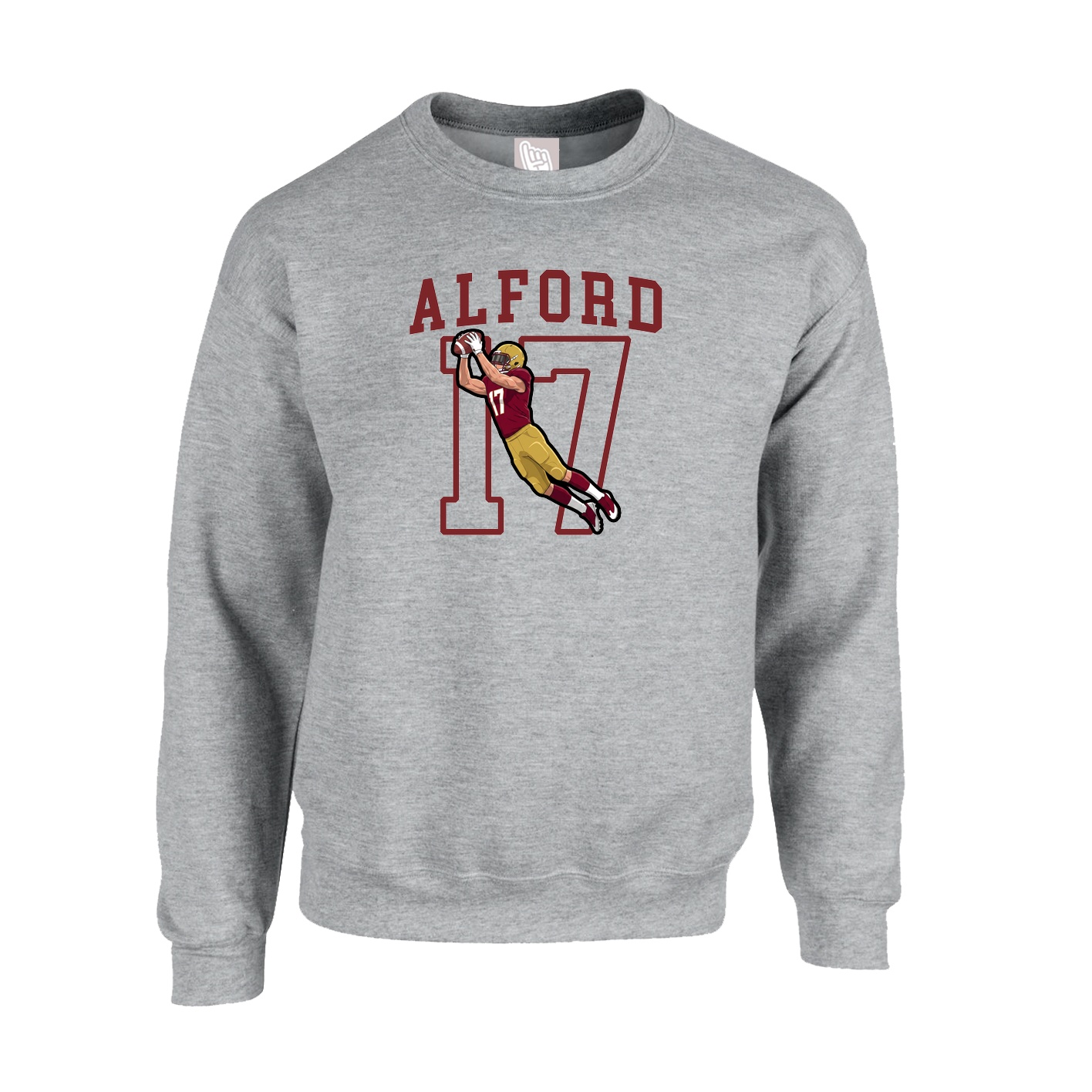 Fleece Crew — Shirsey in Grey
