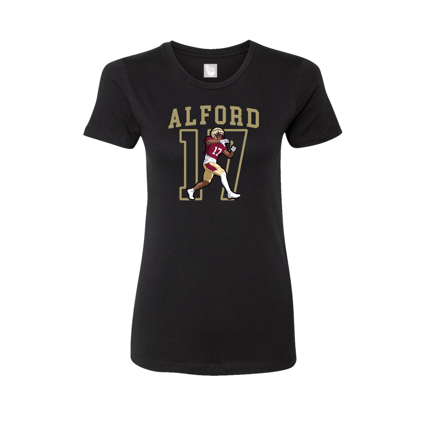 Fitted Women's Tee — Shirsey in Black