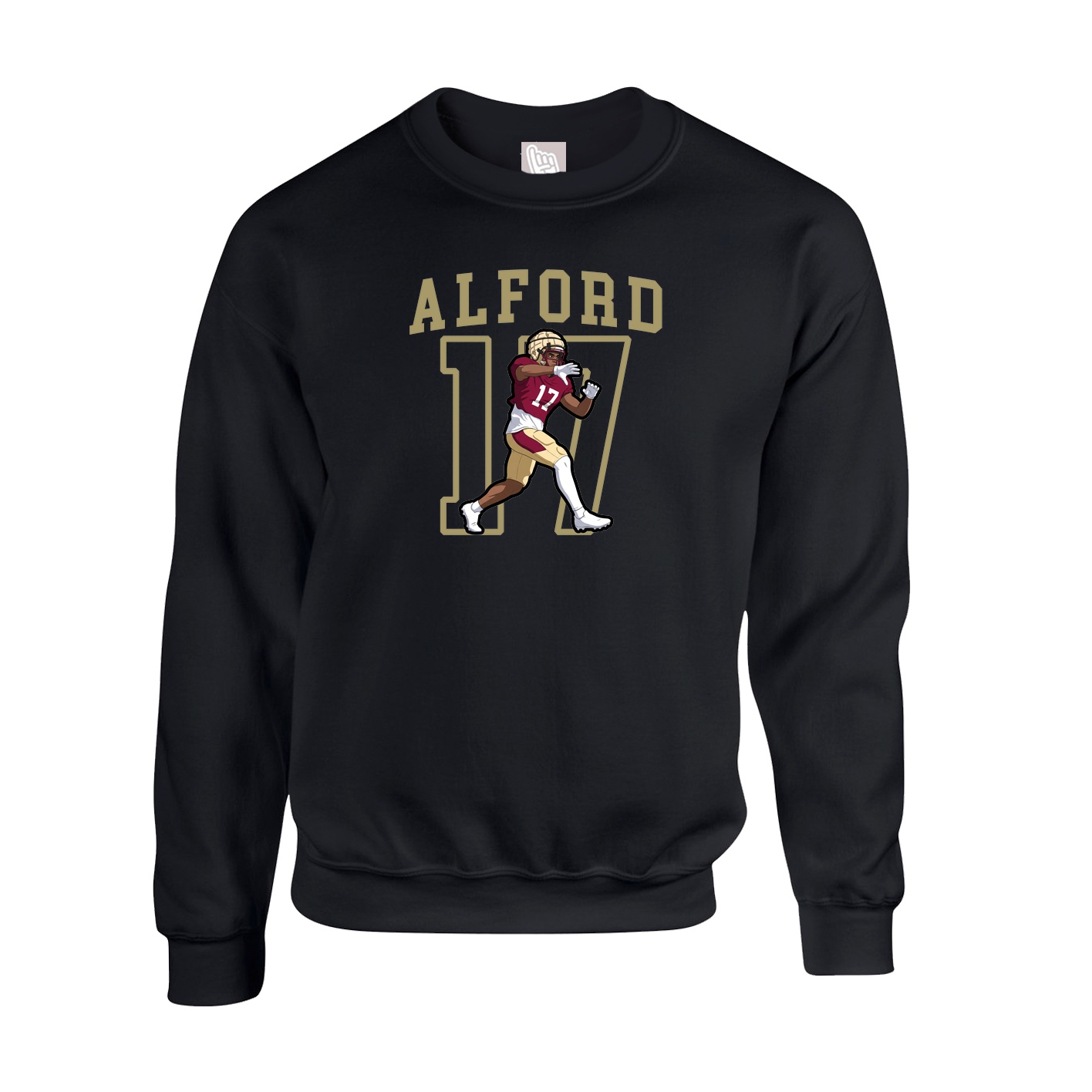 Fleece Crew — Shirsey in Black