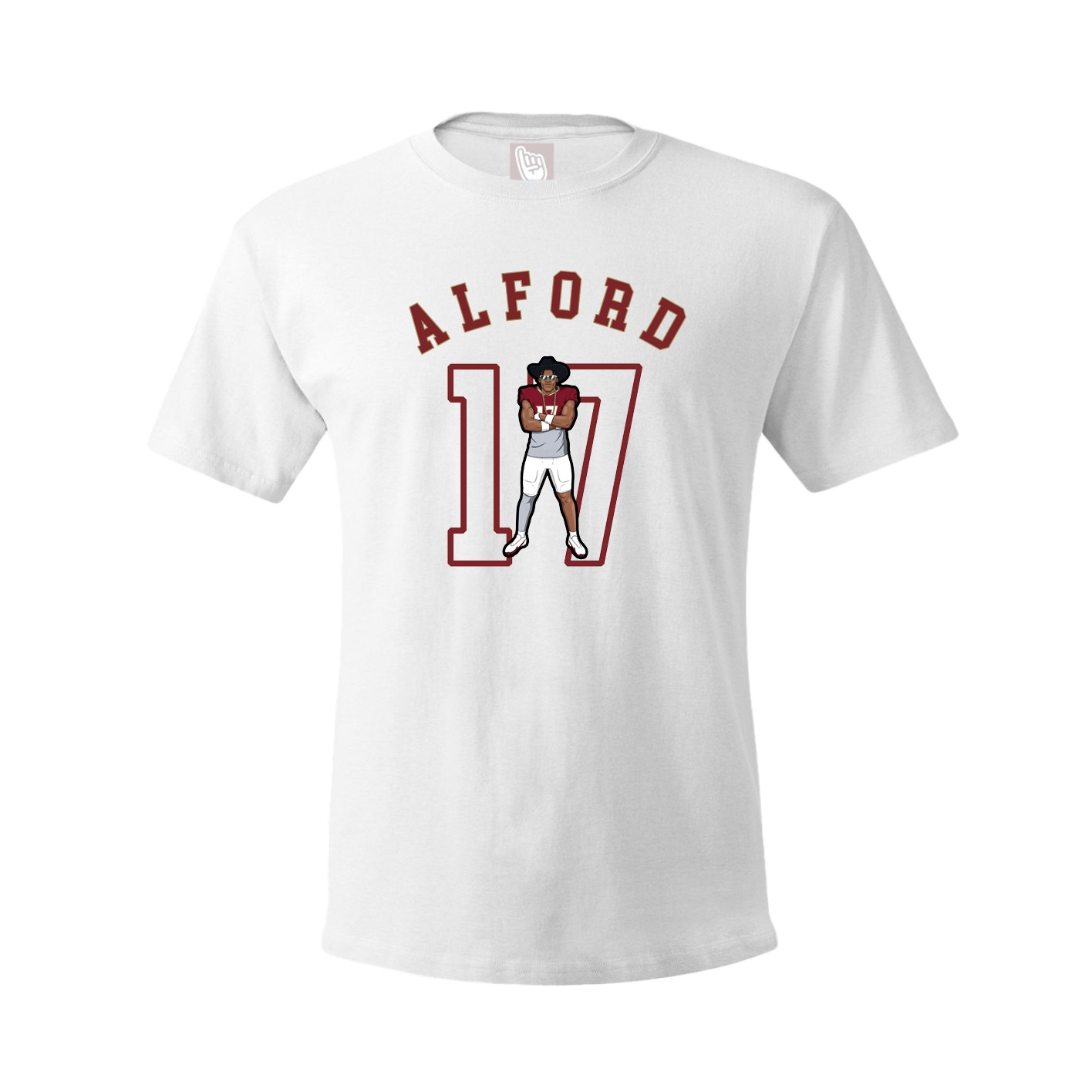 Tee — Shirsey Arch in White