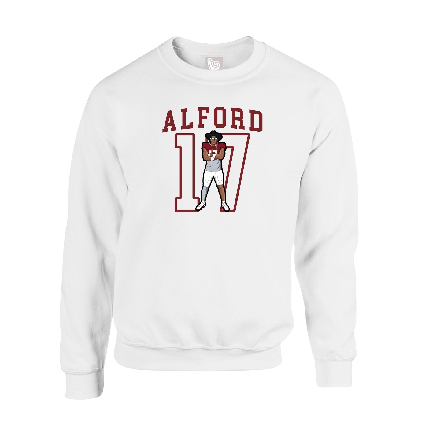 Fleece Crew — Shirsey in White