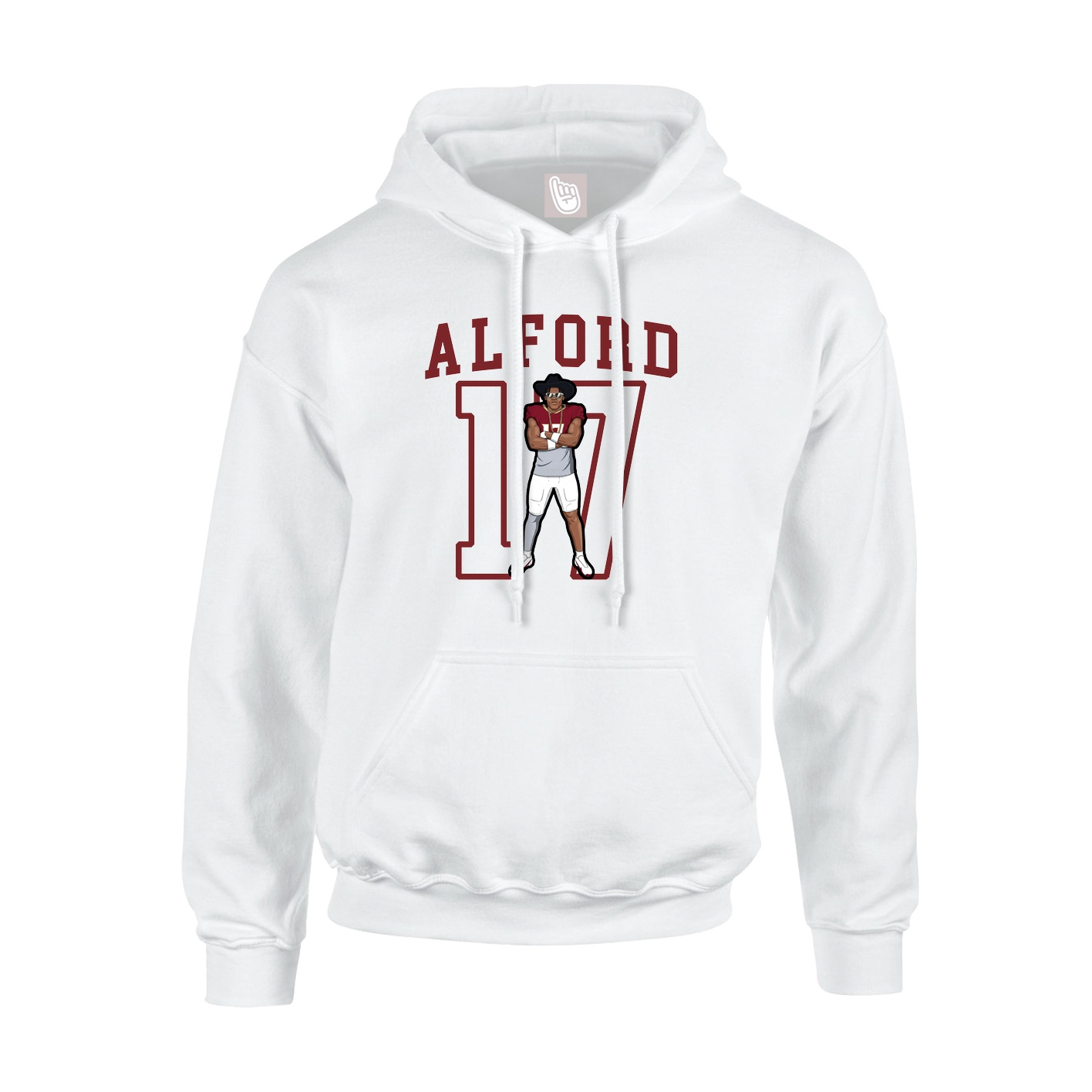 Youth Hoodie — Shirsey in White