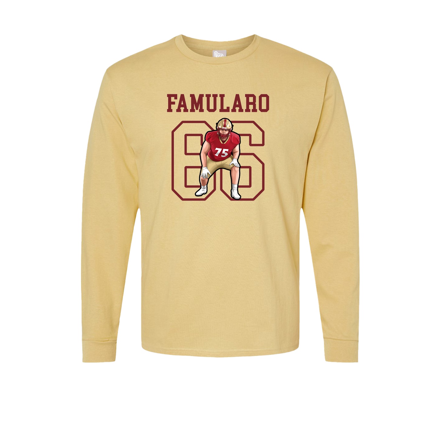 Long Sleeve Tee — Shirsey in Vegas Gold