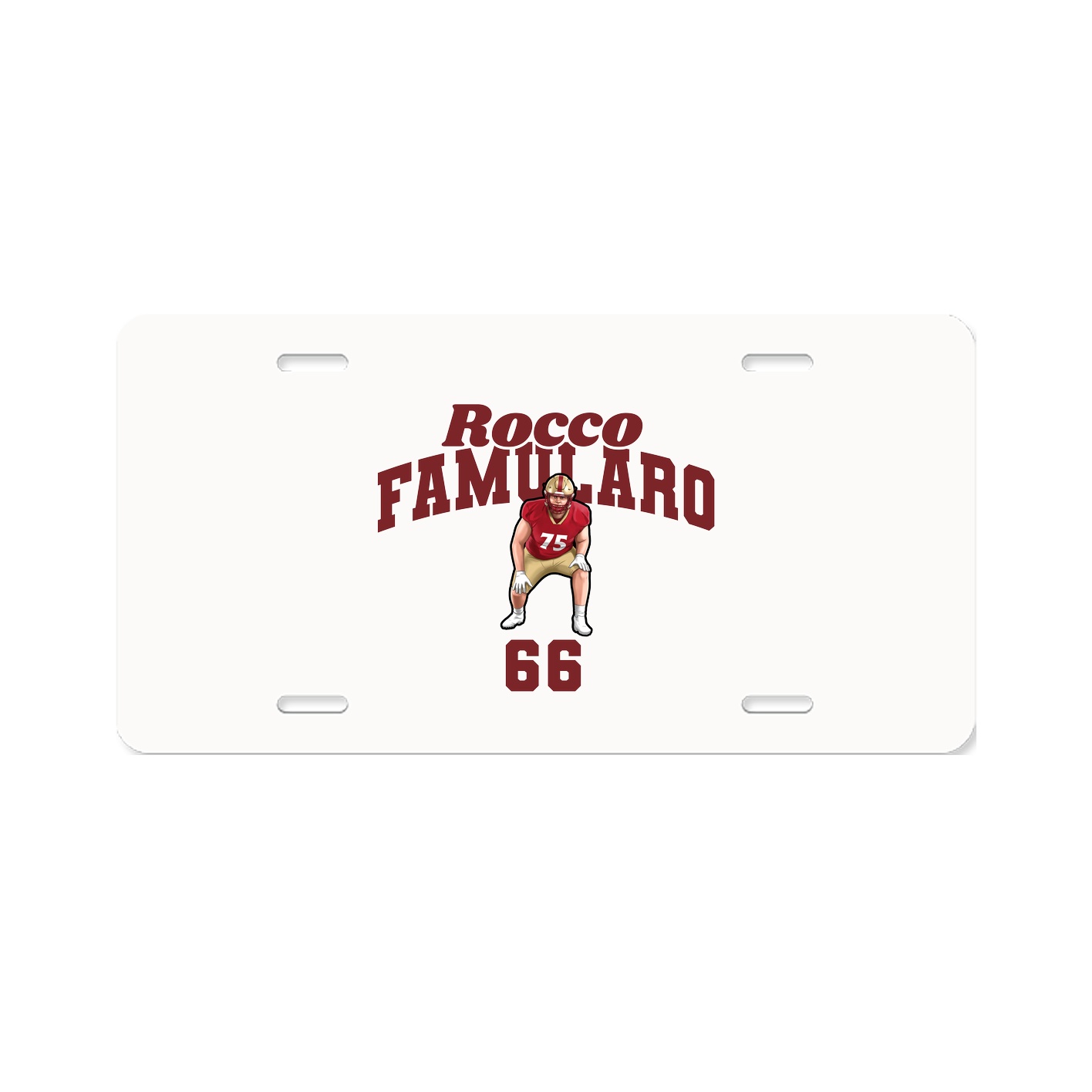 License Plate — Signature Arch in Classic