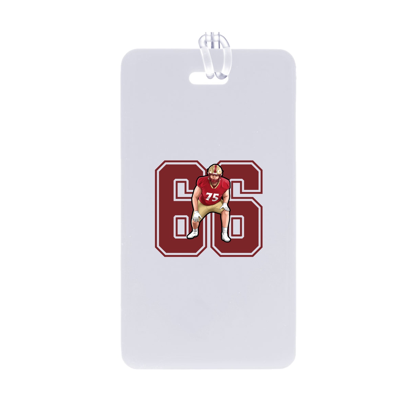 Bag Tag — Number in Classic