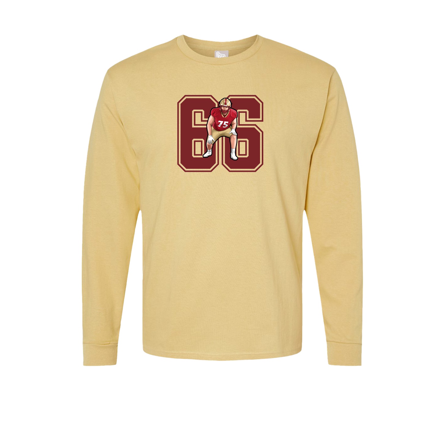 Long Sleeve Tee — Number in Vegas Gold