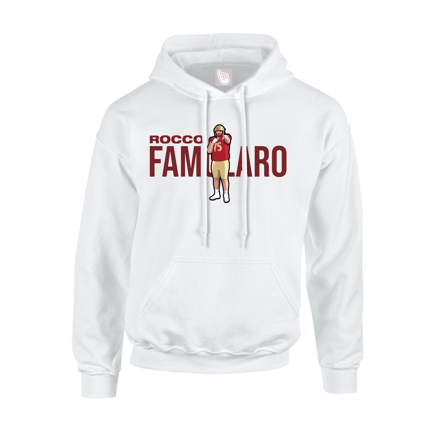 Hoodie — Player Name in White