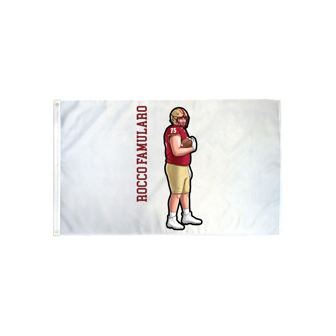 3x5 Flag — Name Vertical in Classic