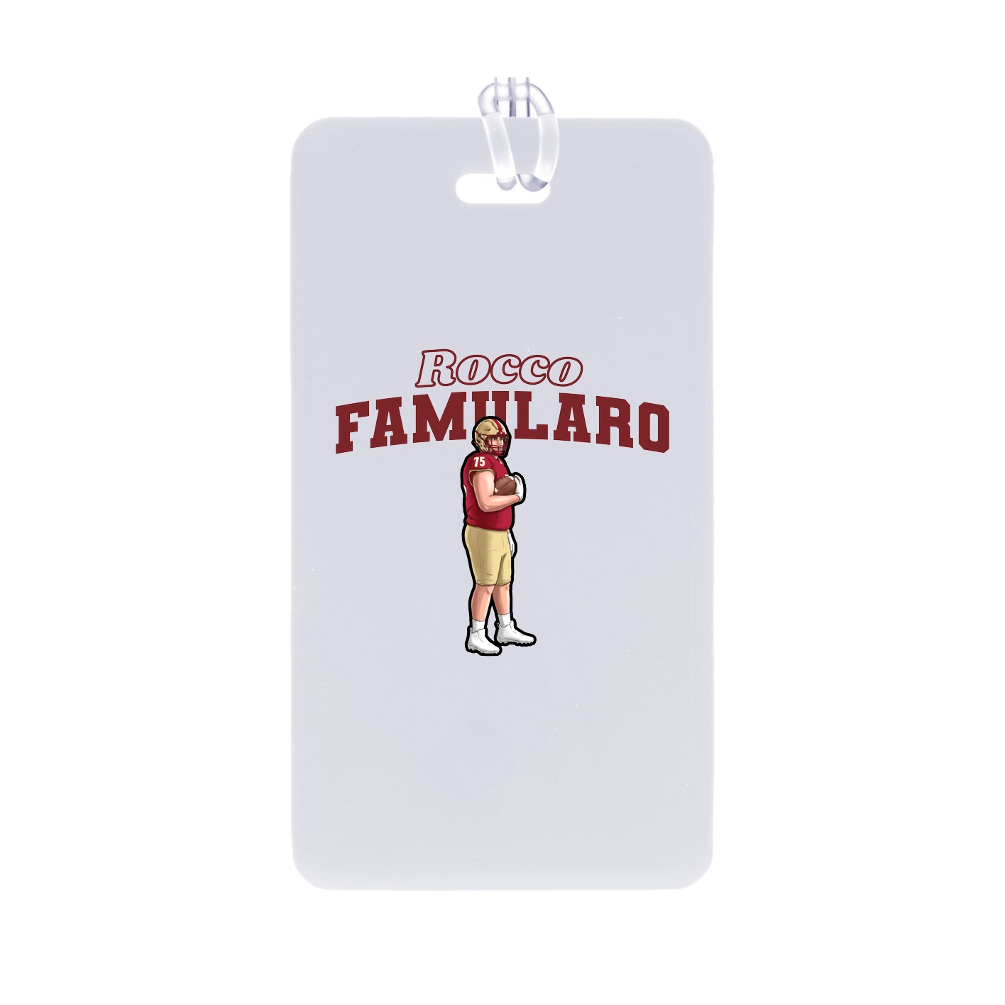 Bag Tag — Name Arch in Classic