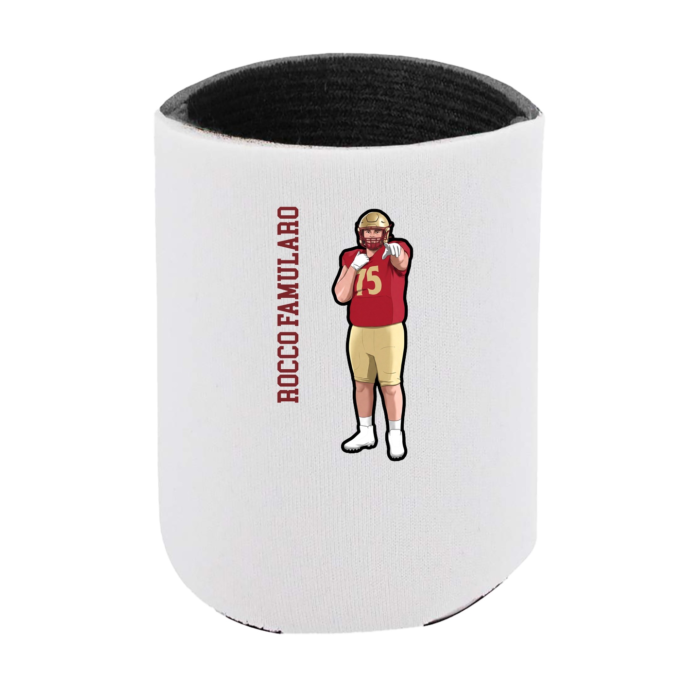 Can Holder — Name Vertical in White