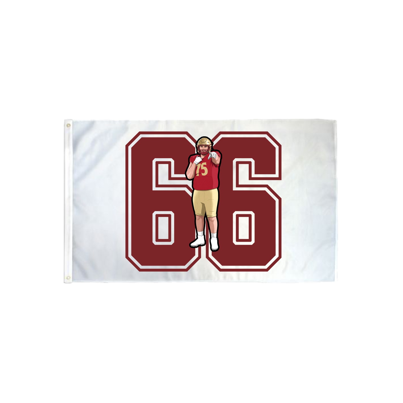 3x5 Flag — Number in Classic