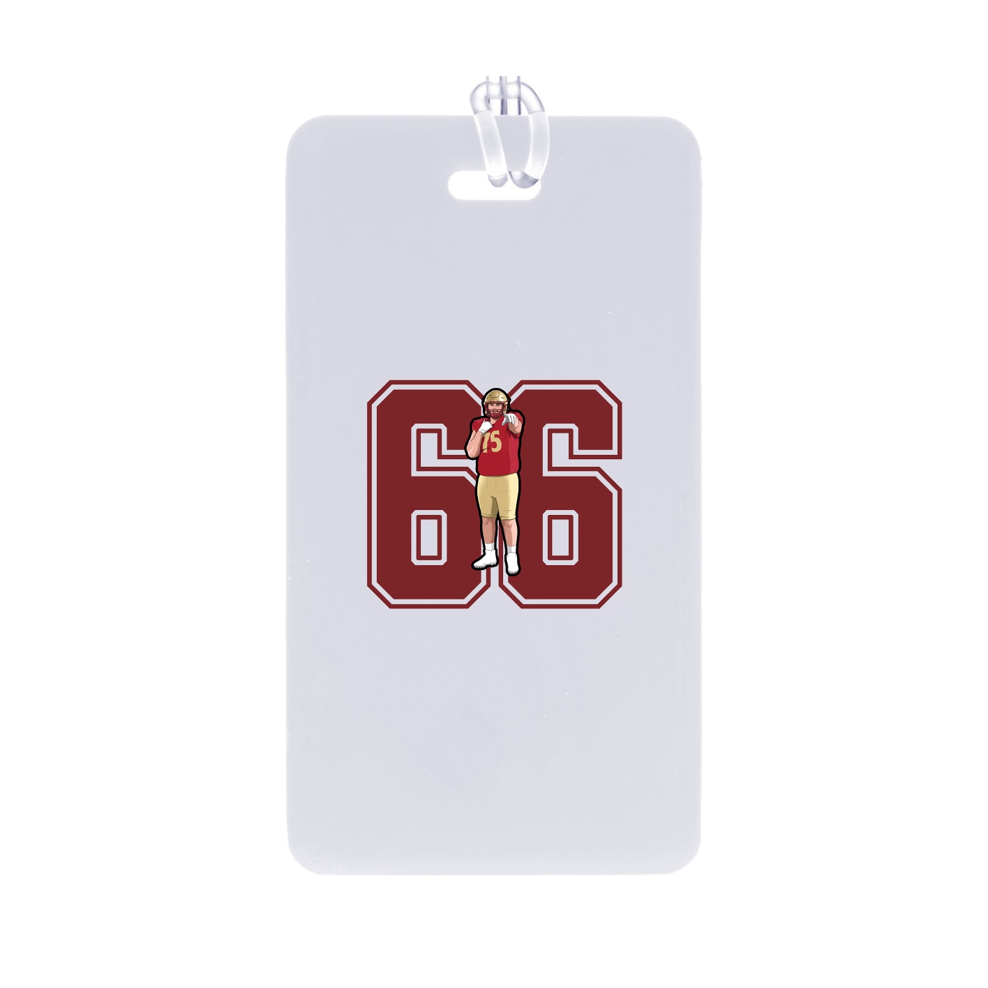 Bag Tag — Number in Classic