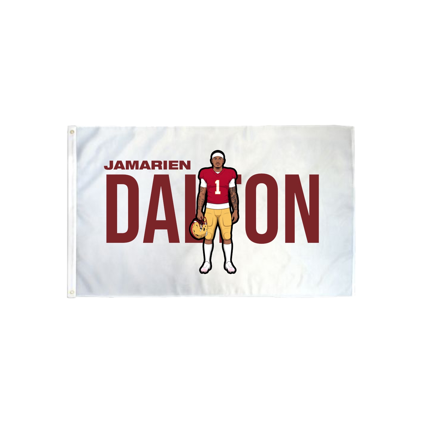 3x5 Flag — Player Name in Classic