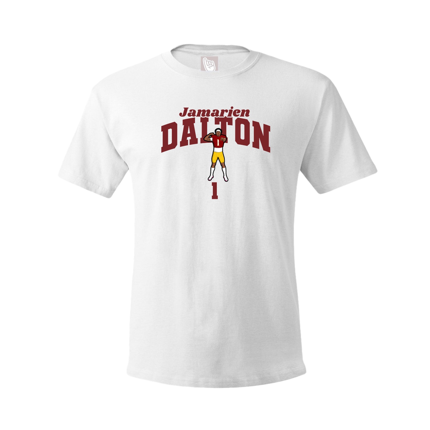 Youth Tee — Signature Arch in White