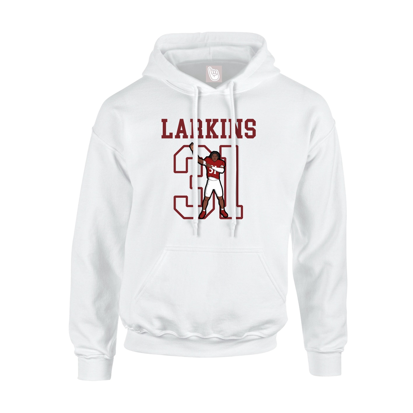 Hoodie — Shirsey in White