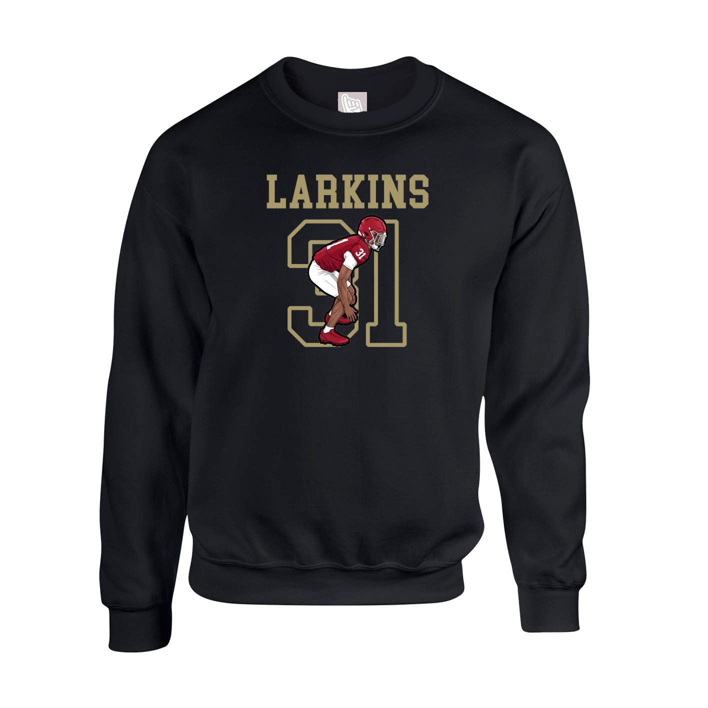 Fleece Crew — Shirsey in Black