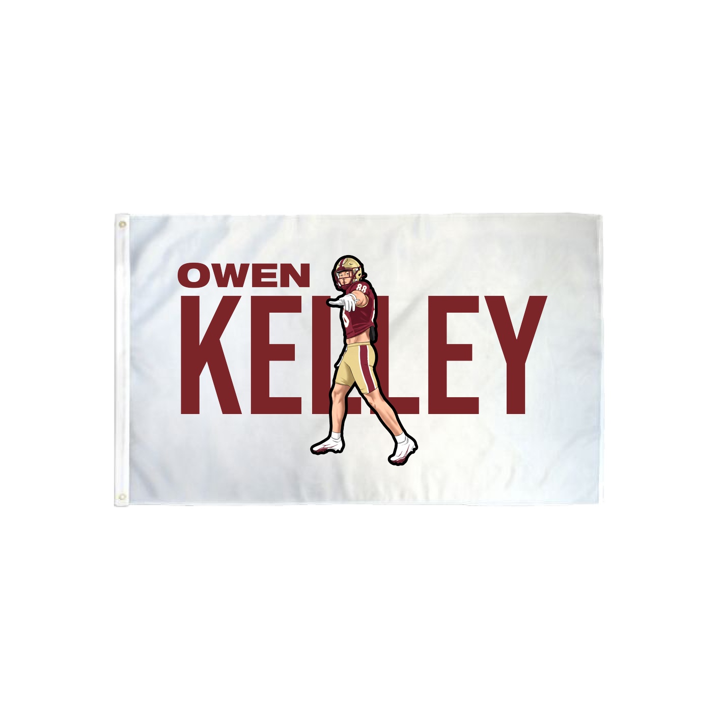 3x5 Flag — Player Name in Classic