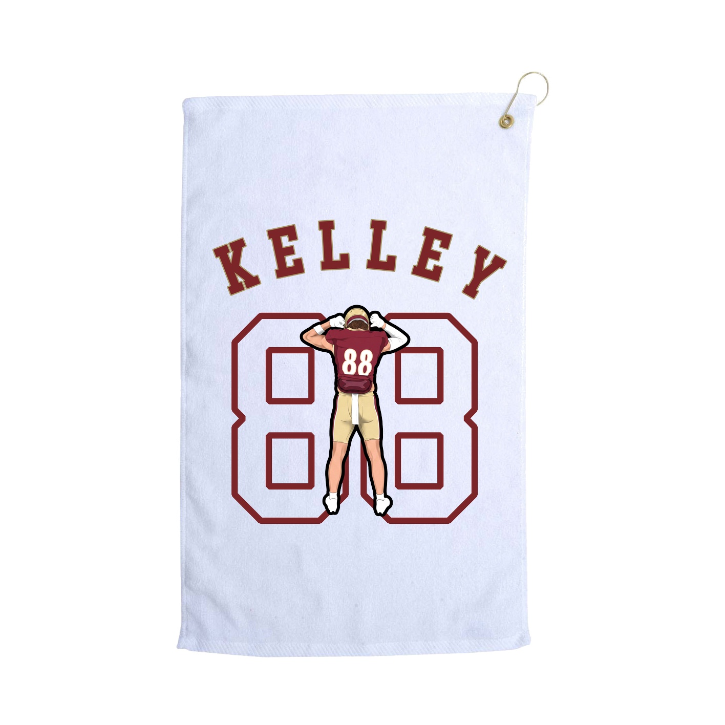 Golf Towel — Shirsey Arch in White