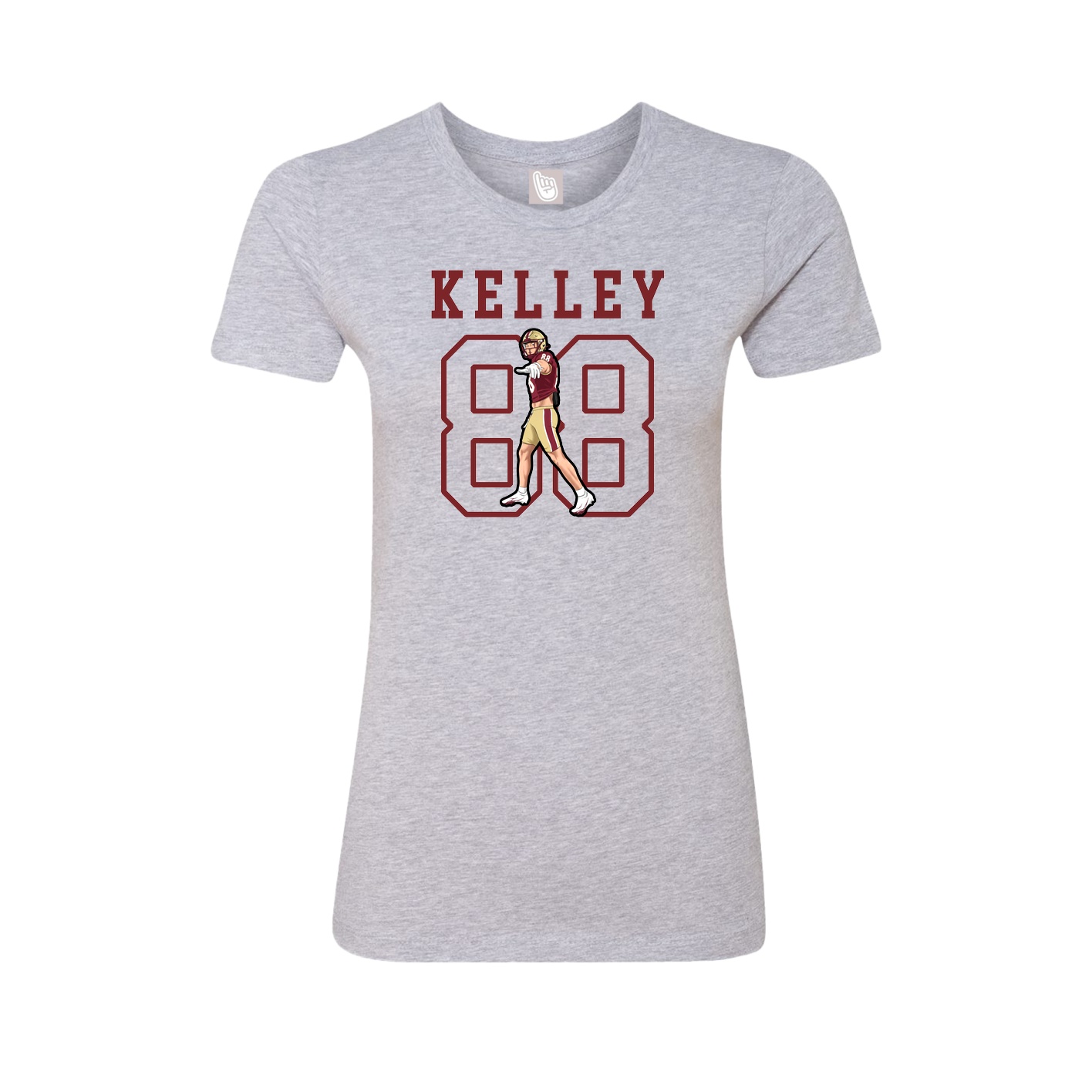 Fitted Women's Tee — Shirsey in Grey