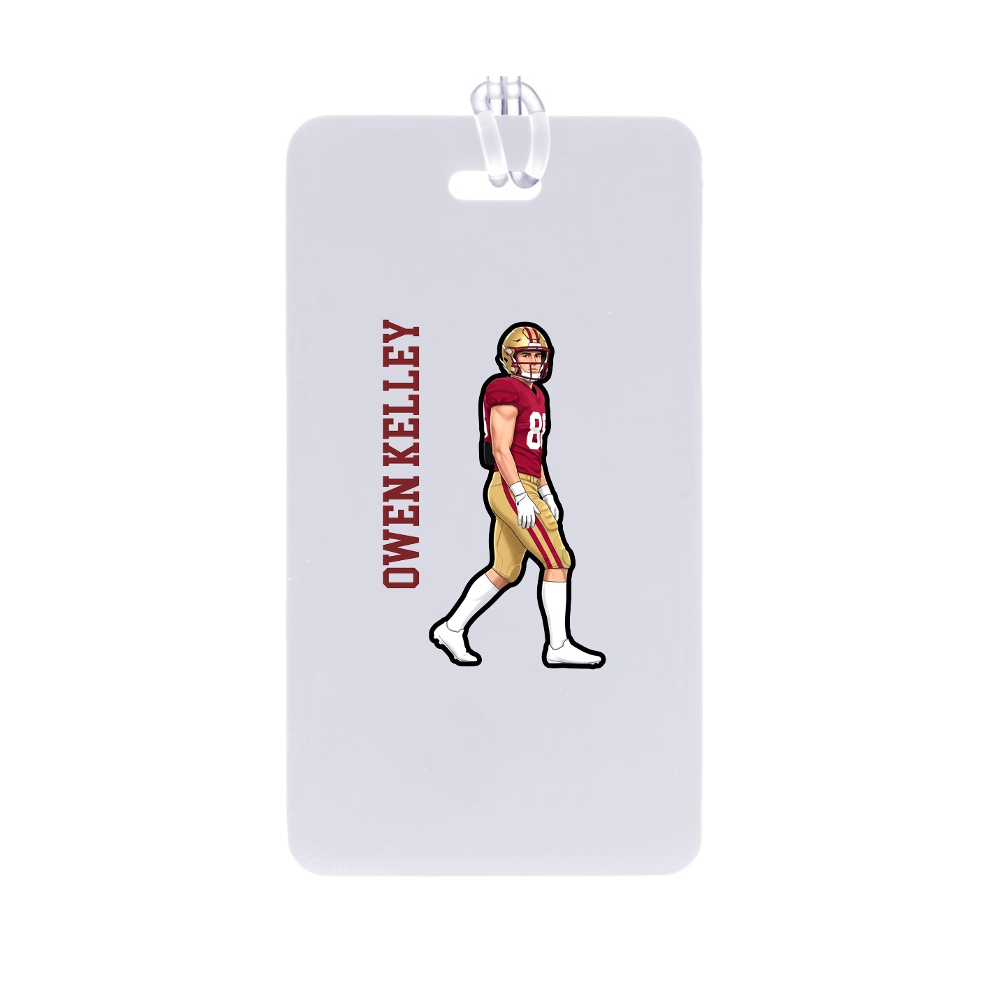 Bag Tag — Name Vertical in Classic