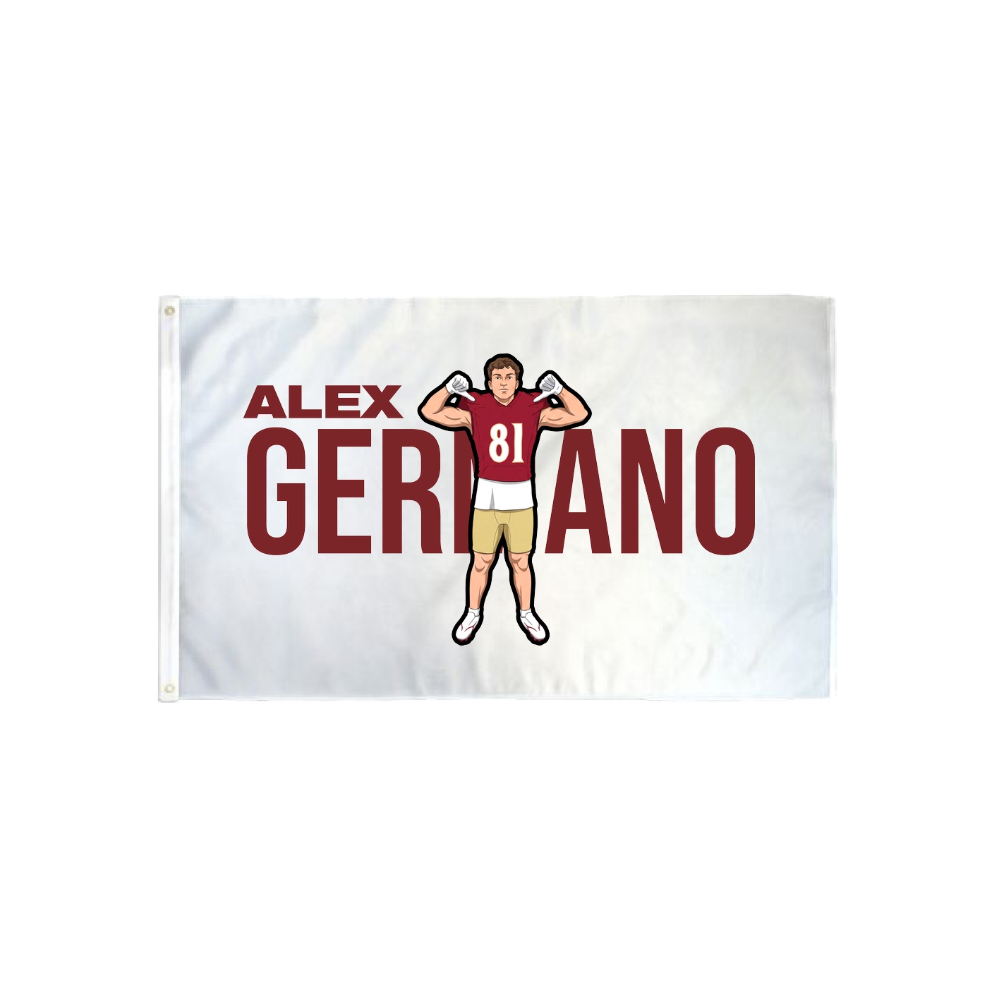 3x5 Flag — Player Name in Classic