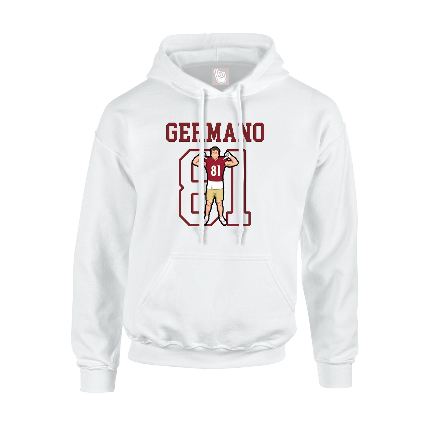 Youth Hoodie — Shirsey in White