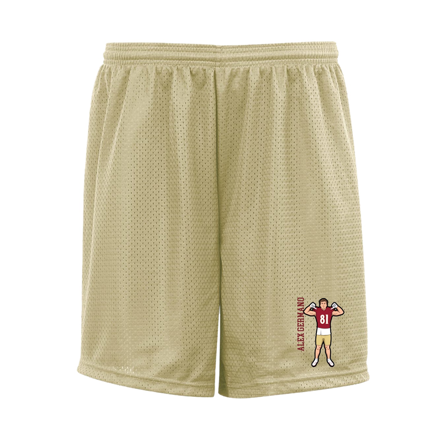 Shorts — Name Vertical in Vegas Gold
