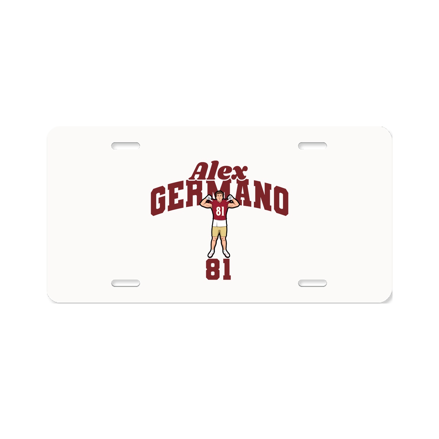 License Plate — Signature Arch in Classic