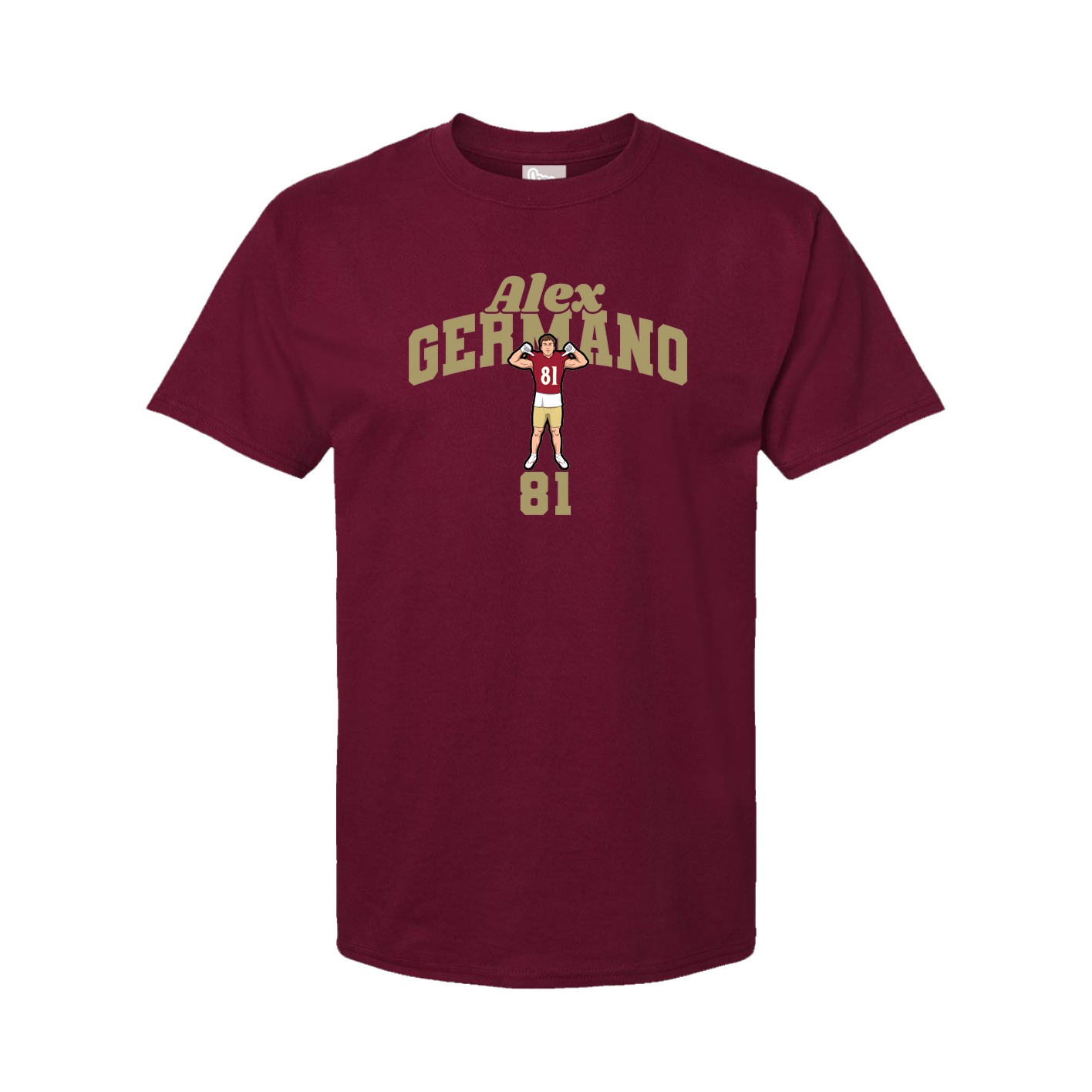 Youth Tee — Signature Arch in Cardinal