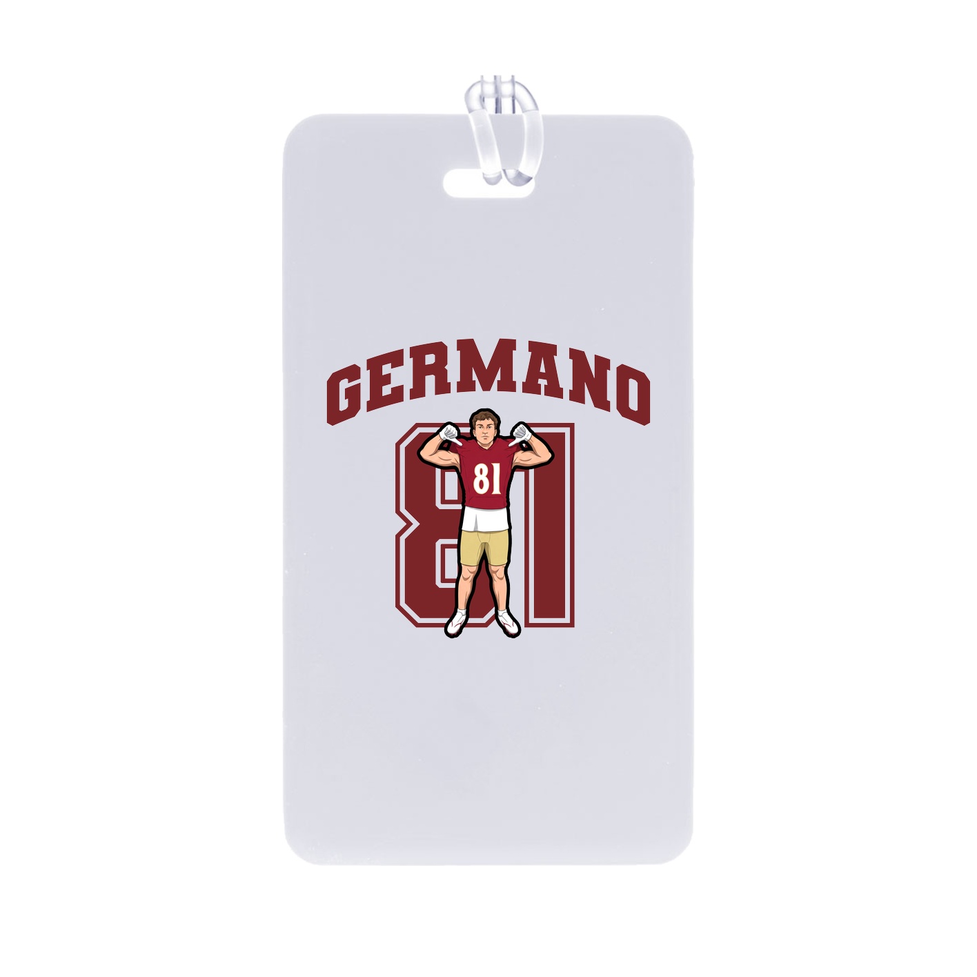Bag Tag — Number in Classic
