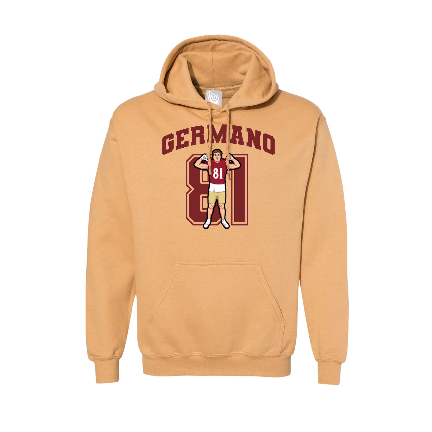 Hoodie — Number in Vegas Gold