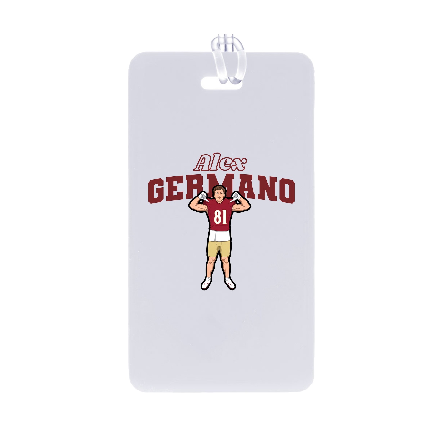 Bag Tag — Name Arch in Classic