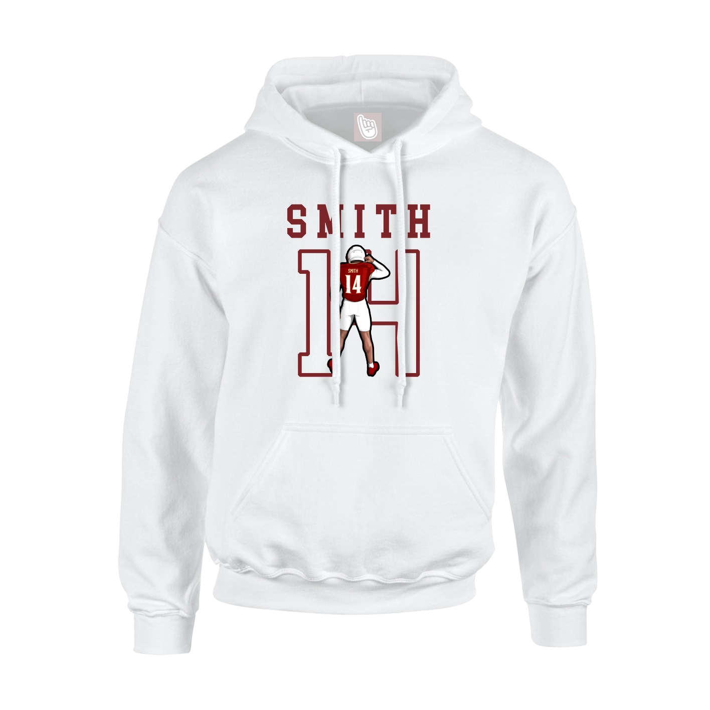 Youth Hoodie — Shirsey in White