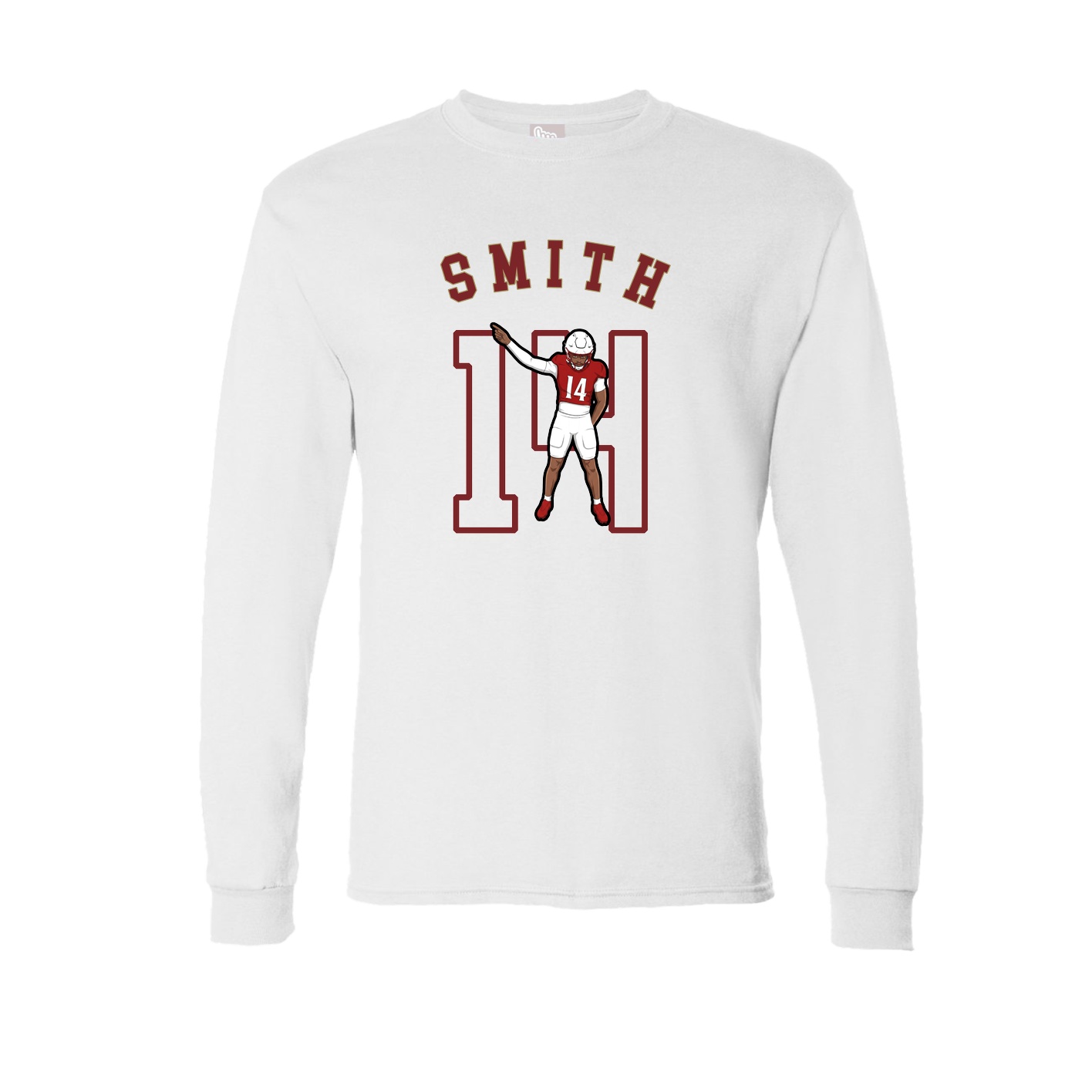 Long Sleeve Tee — Shirsey Arch in White
