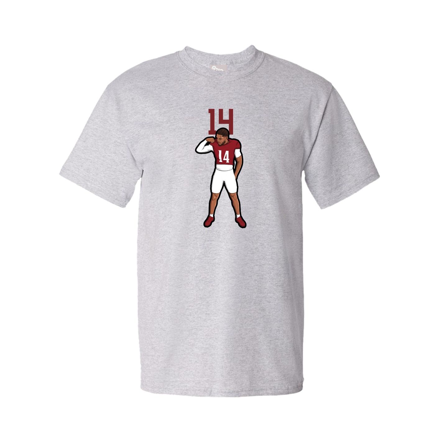 Tee — Number Top in Grey