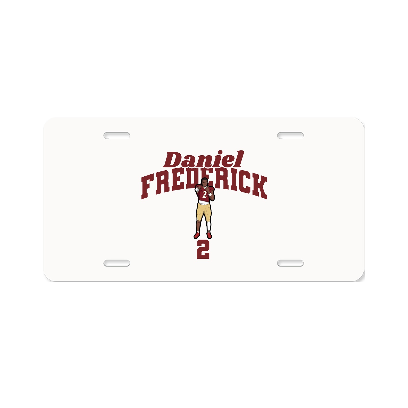 License Plate — Signature Arch in Classic