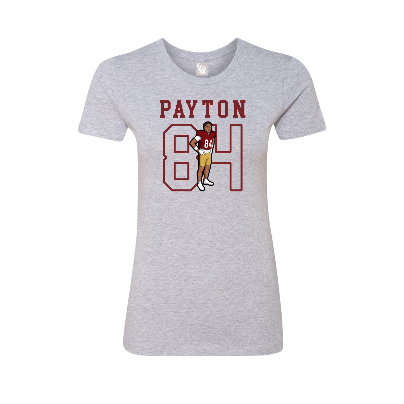 Fitted Women's Tee — Shirsey in Grey
