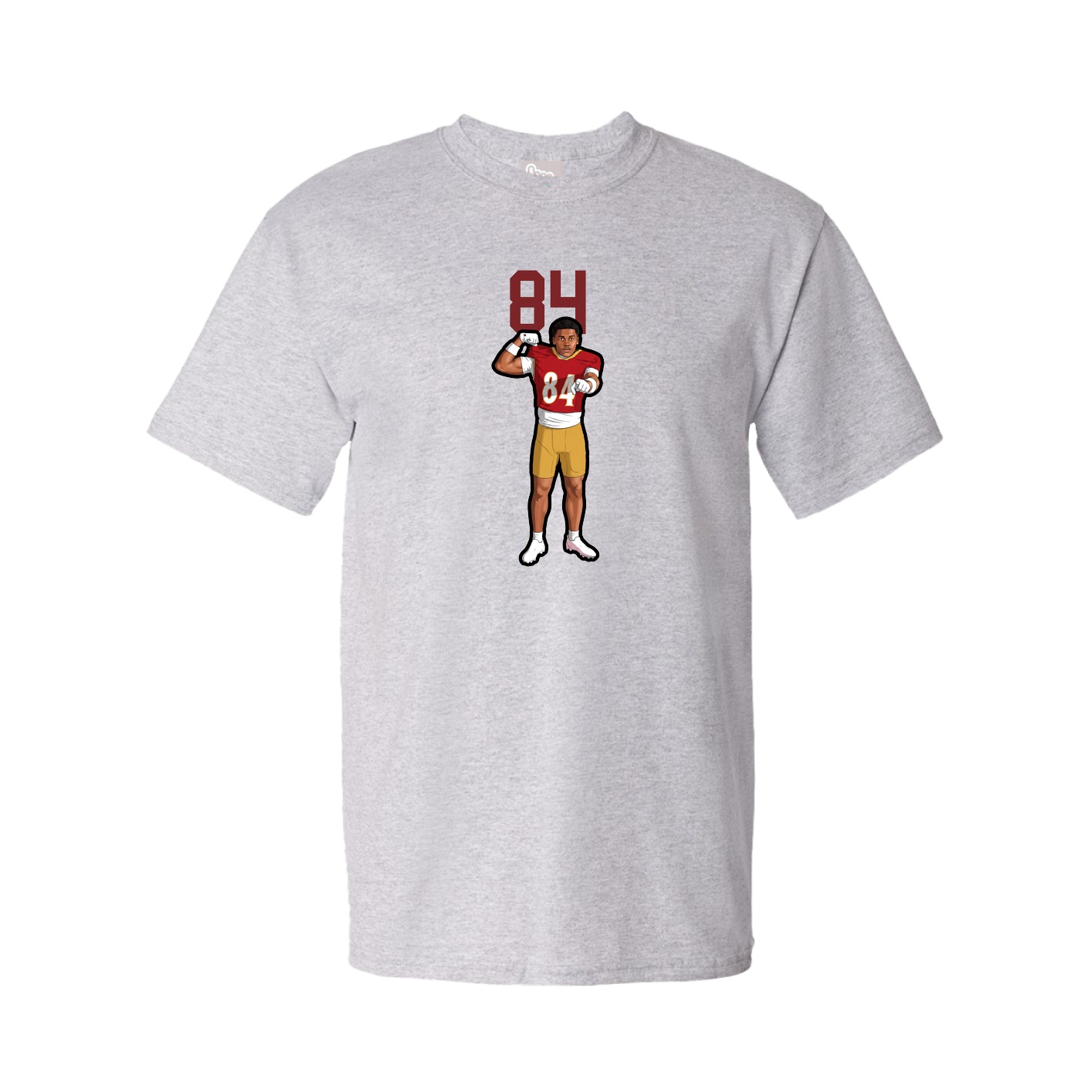 Tee — Number Top in Grey
